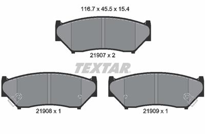 TEXTAR 2190701 Číslo výrobce: 21907. EAN: 4019722234187.