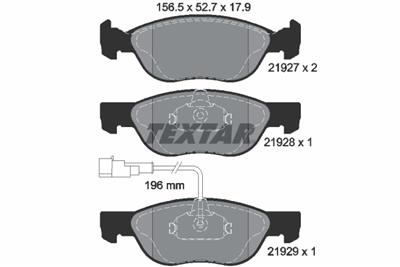 TEXTAR 2192701 Číslo výrobce: 21927. EAN: 4019722183287.