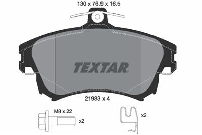 TEXTAR 2198304 Číslo výrobce: 21983. EAN: 4019722276408.