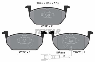 TEXTAR 2203501 Číslo výrobce: 22035. EAN: 4019722471605.