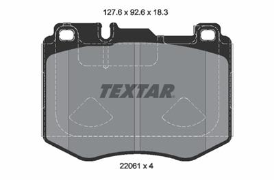 TEXTAR 2206103 Číslo výrobce: 22061. EAN: 4019722535666.