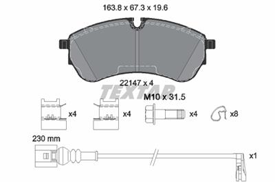 TEXTAR 2214703 Číslo výrobce: 22147. EAN: 4019722586217.