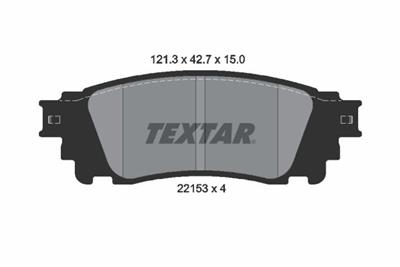 TEXTAR 2215301 Číslo výrobce: 22153. EAN: 4019722480362.