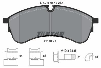 TEXTAR 2217801 Číslo výrobce: 22178. EAN: 4019722498305.