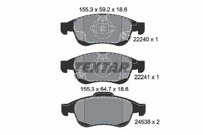 TEXTAR 2224001 Číslo výrobce: 22240. EAN: 4019722477232.