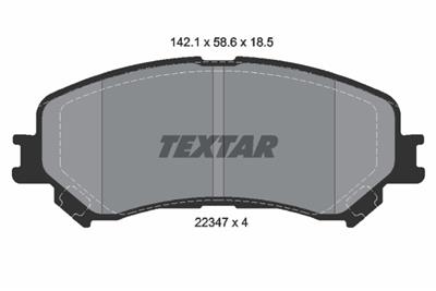TEXTAR 2234701 Číslo výrobce: 22347. EAN: 4019722483806.