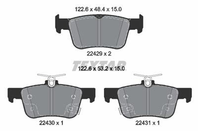 TEXTAR 2242901 Číslo výrobce: 22429. EAN: 4019722487644.
