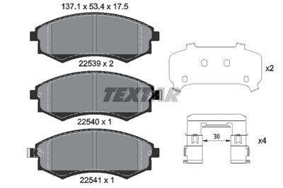 TEXTAR 2253901 Číslo výrobce: 22539. EAN: 4019722497247.