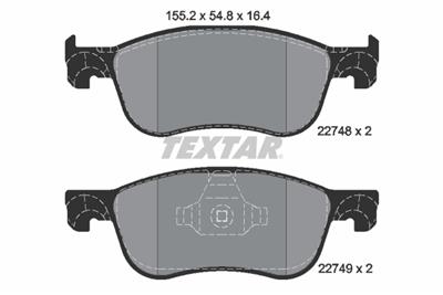 TEXTAR 2274801 Číslo výrobce: 22748. EAN: 4019722528248.