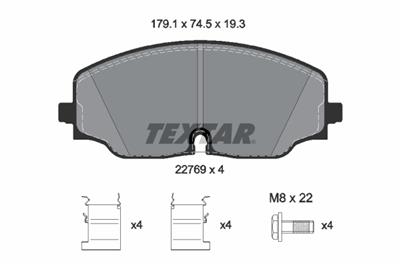 TEXTAR 2276901 Číslo výrobce: 22769. EAN: 4019722541322.