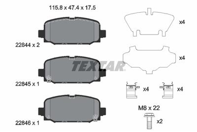 TEXTAR 2284401 Číslo výrobce: 22844. EAN: 4019722539183.