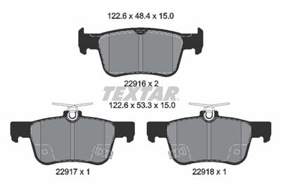 TEXTAR 2291601 Číslo výrobce: 22916. EAN: 4019722549212.