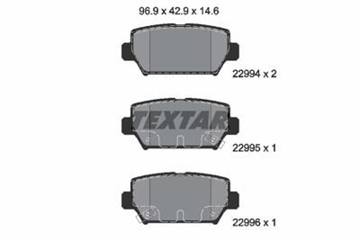 TEXTAR 2299401 Číslo výrobce: 22994. EAN: 4019722539190.