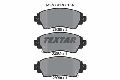 TEXTAR 2308801 Číslo výrobce: 23088. EAN: 4019722247477.