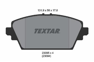 TEXTAR 2309501 Číslo výrobce: 23095. EAN: 4019722266904.