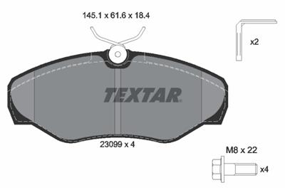 TEXTAR 2309902 Číslo výrobce: 23099. EAN: 4019722260551.