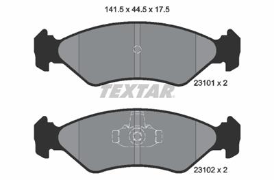 TEXTAR 2310101 Číslo výrobce: 23101. EAN: 4019722184581.