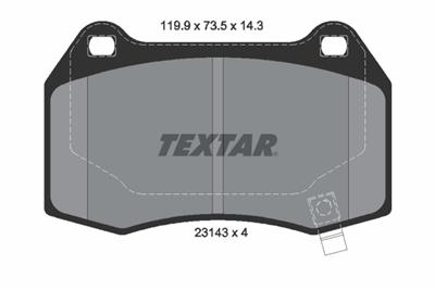 TEXTAR 2314301 Číslo výrobce: 23143. EAN: 4019722311192.