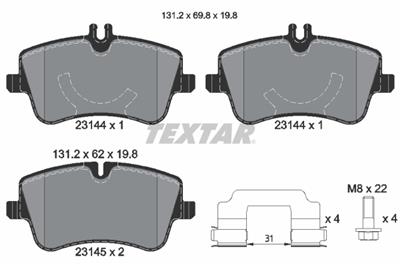 TEXTAR 2314401 Číslo výrobce: 23144. EAN: 4019722233029.
