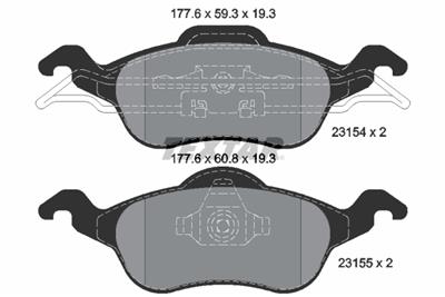 TEXTAR 2315402 Číslo výrobce: 23154. EAN: 4019722214622.