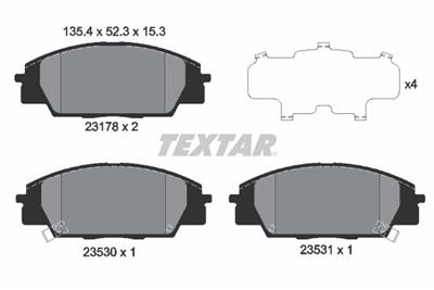 TEXTAR 2317801 Číslo výrobce: 23178. EAN: 4019722245848.