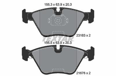 TEXTAR 2318302 Číslo výrobce: 21676. EAN: 4019722204791.