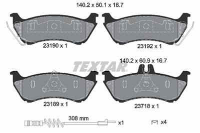 TEXTAR 2319002 Číslo výrobce: 23189. EAN: 4019722248221.