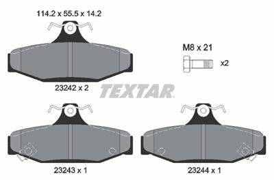 TEXTAR 2324201 Číslo výrobce: 23242. EAN: 4019722242908.