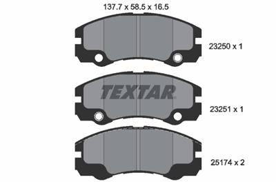 TEXTAR 2325001 Číslo výrobce: 21845. EAN: 4019722245886.
