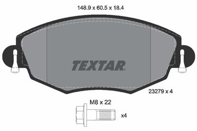 TEXTAR 2327904 Číslo výrobce: 23279. EAN: 4019722266195.