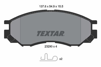 TEXTAR 2329002 Číslo výrobce: 23290. EAN: 4019722226861.