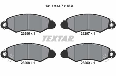 TEXTAR 2329601 Číslo výrobce: 23296. EAN: 4019722241208.