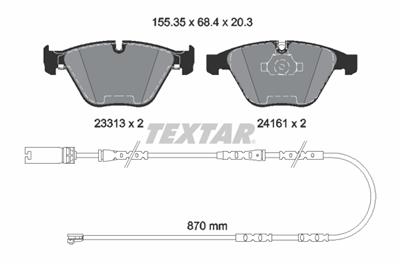 TEXTAR 2331307 Číslo výrobce: 23313. EAN: 4019722536397.