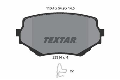 TEXTAR 2331401 Číslo výrobce: 23314. EAN: 4019722265341.
