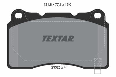 TEXTAR 2332501 Číslo výrobce: 23325. EAN: 4019722307829.