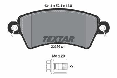 TEXTAR 2339602 Číslo výrobce: 23396. EAN: 4019722235764.