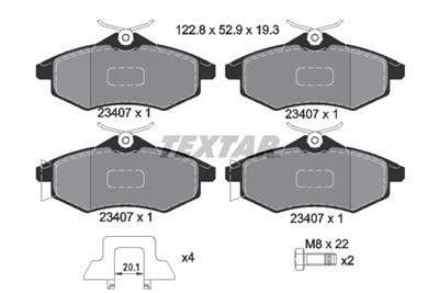 TEXTAR 2340702 Číslo výrobce: 23407. EAN: 4019722241963.