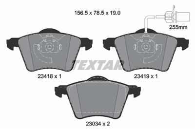 TEXTAR 2341801 Číslo výrobce: 23034. EAN: 4019722259913.