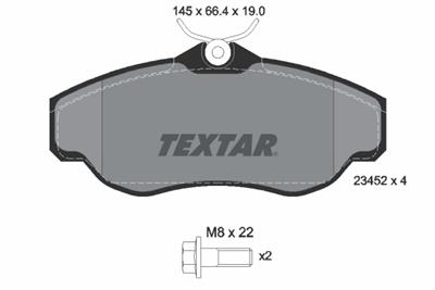 TEXTAR 2345201 Číslo výrobce: 23452. EAN: 4019722242199.