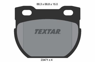 TEXTAR 2347101 Číslo výrobce: 23471. EAN: 4019722246012.