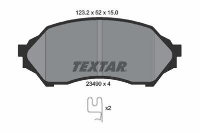 TEXTAR 2349002 Číslo výrobce: 23490. EAN: 4019722242212.