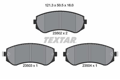 TEXTAR 2350201 Číslo výrobce: 23502. EAN: 4019722243158.