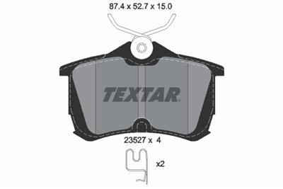 TEXTAR 2352701 Číslo výrobce: 23527. EAN: 4019722243219.