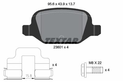 TEXTAR 2360102 Číslo výrobce: 23601. EAN: 4019722265129.