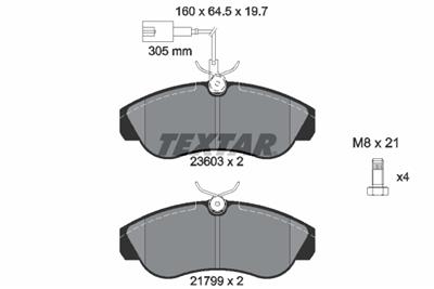 TEXTAR 2360301 Číslo výrobce: 21799. EAN: 4019722238932.