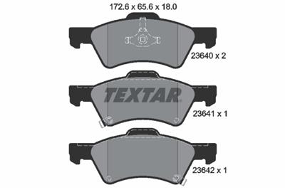 TEXTAR 2364001 Číslo výrobce: 23640. EAN: 4019722249525.