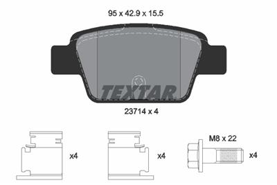 TEXTAR 2371401 Číslo výrobce: 23714. EAN: 4019722249693.