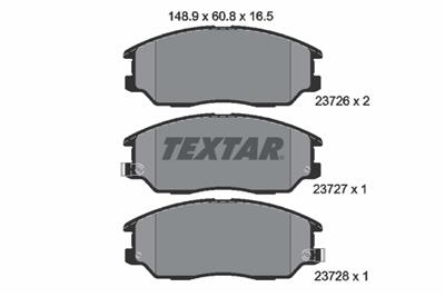 TEXTAR 2372601 Číslo výrobce: 23726. EAN: 4019722261695.