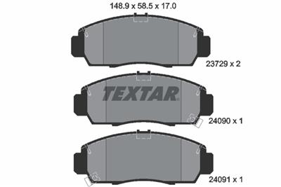 TEXTAR 2372901 Číslo výrobce: 23729. EAN: 4019722246302.