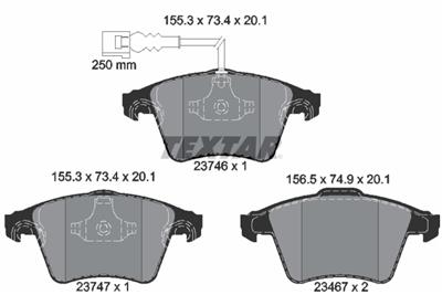 TEXTAR 2374602 Číslo výrobce: 23746. EAN: 4019722265808.